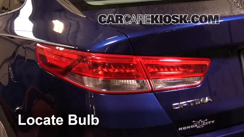 2016 Kia Optima EX 2.4L 4 Cyl. Lights Brake Light (replace bulb)